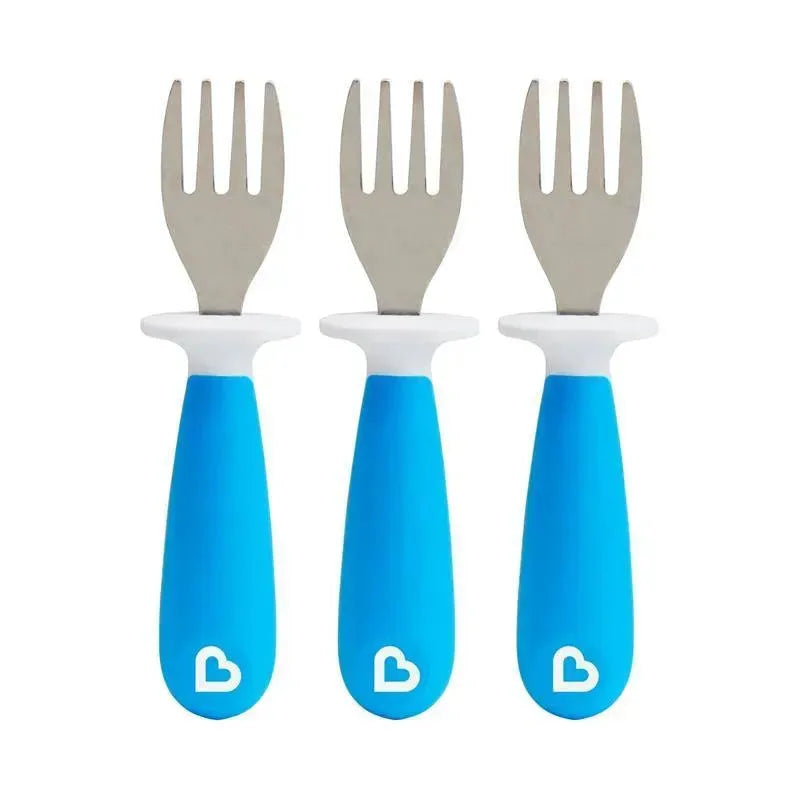 Munchkin - Raise 3Pk Toddler Forks, Blue Image 1