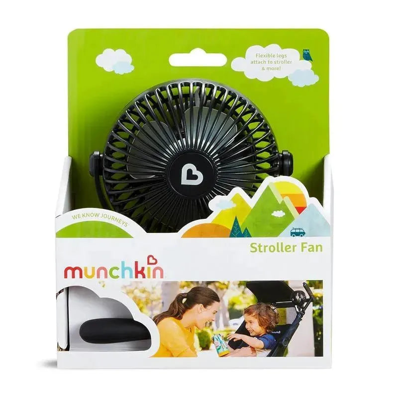 Munchkin - Stroller Fan Portable Baby Cooling System with 4 Speeds, Rechargeable Battery, and Entertaining LED Image 6