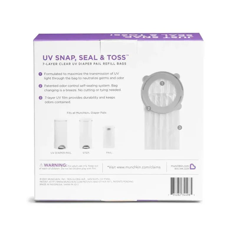 Munchkin - Uvc Diaper Pail Refills - 20Pk Image 2