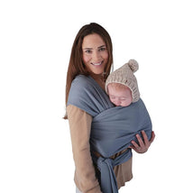 Mushie - 100% Organic Cotton Baby Wrap Carrier, Tradewinds Image 1