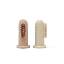 Mushie - Finger Toothbrush (Shifting Sands/Blush) Image 1