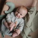 Mushie Lovely Blanket Moon Lovey - Roman Green Image 3