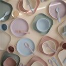 Mushie - Round Bowl Dinnerware Set, Powder Blue Image 6