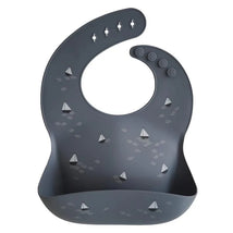 Mushie - Silicone Baby Bib, Boats Image 1