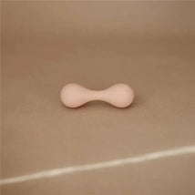 Mushie - Silicone Baby Rattle Toy, Blush Image 2