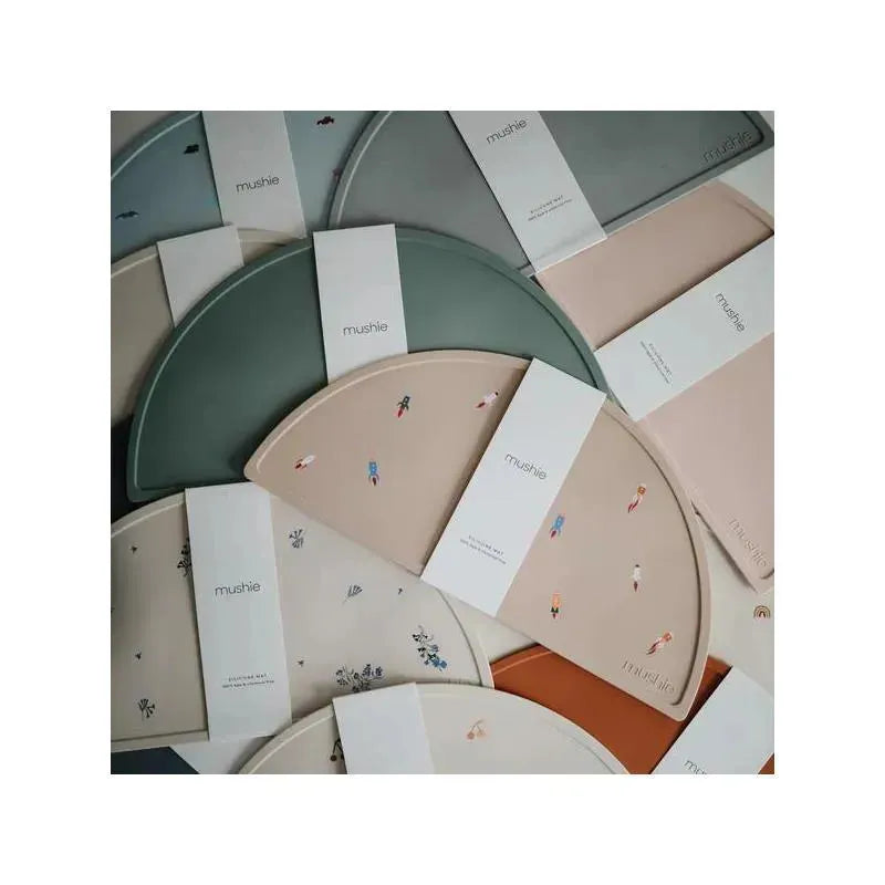 Mushie - Silicone Place Mat - Rocket Ship Image 2