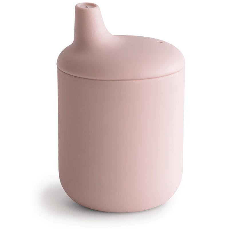 Mushie - Silicone Sippy Cup, Blush Image 1
