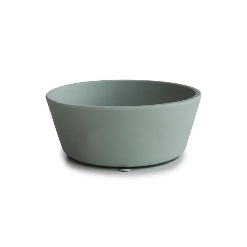 Mushie - Silicone Suction Bowl Baby - Cambridge Blue Image 1