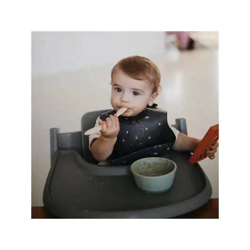 Mushie - Silicone Suction Bowl Baby - Cambridge Blue Image 5