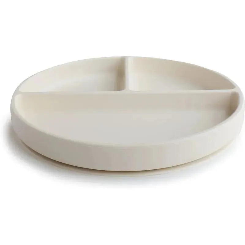Mushie - Silicone Suction Plate Ivory Image 2