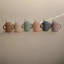 Mushie - Silicone Training Cup & Straw, Soft Lilac Image 9
