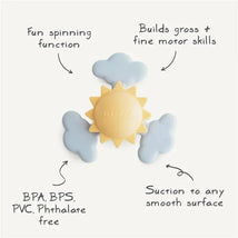 Mushie - Sunshine Suction Spinner Toy for Bath & Play Image 2