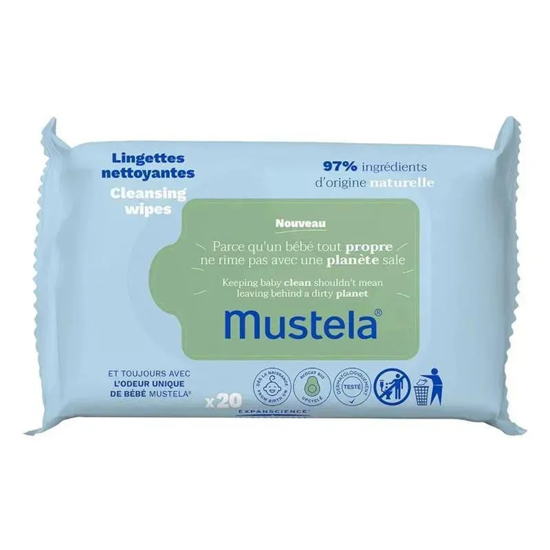 Mustela Toallitas Faciales, 25 unidades