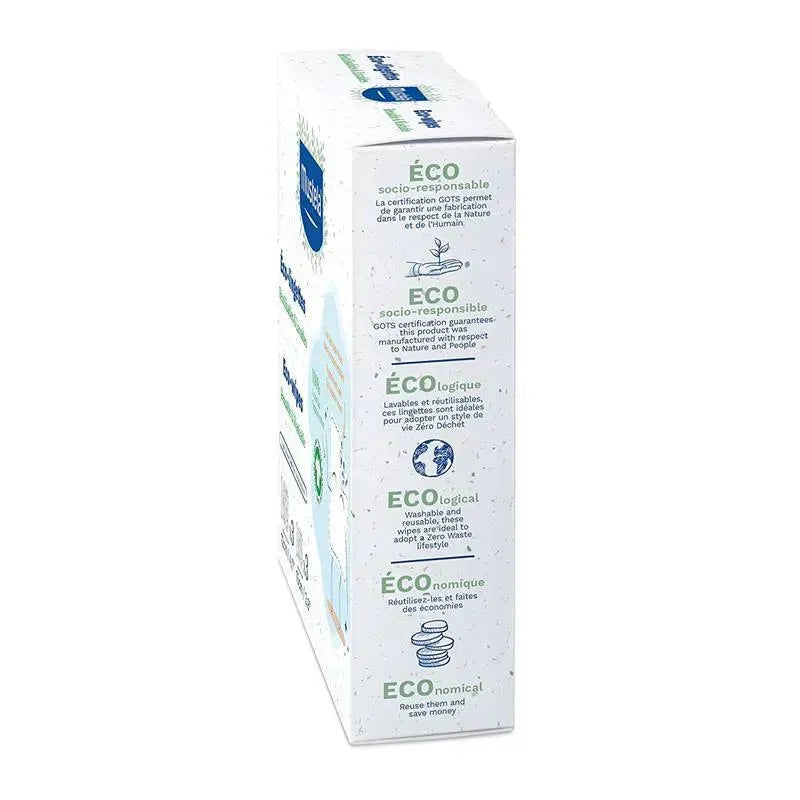 Mustela - 6Ct Reusable & Washable Baby Eco-Wipes  Image 2