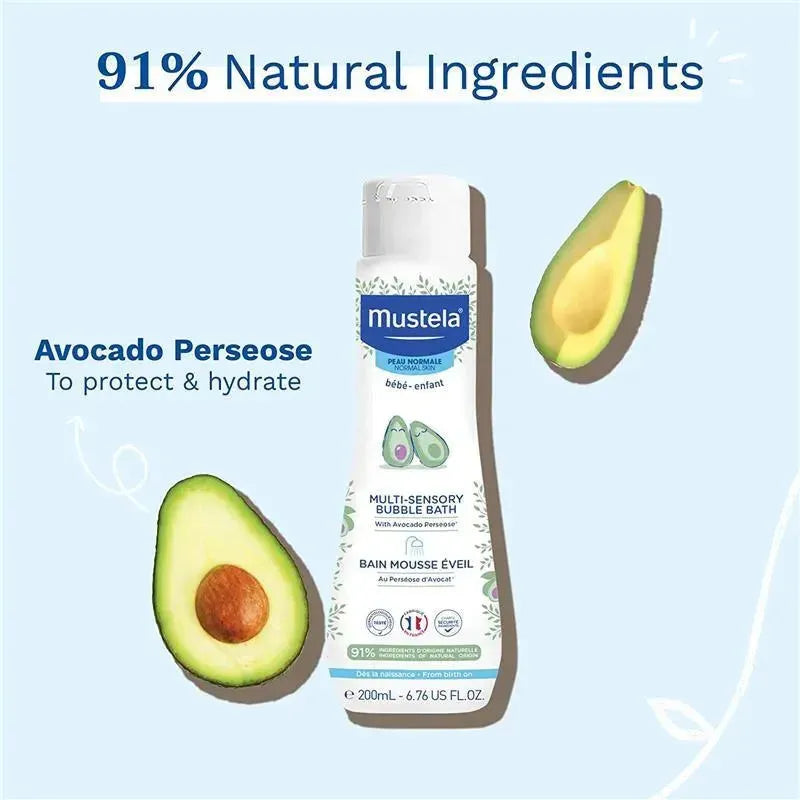 Mustela - Baby Multi-Sensory Bubble Bath with Natural Avocado Image 2