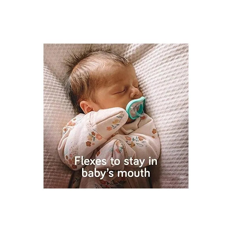 NanoBebe 2-Pack Flexy Pacifiers, Teal Image 5