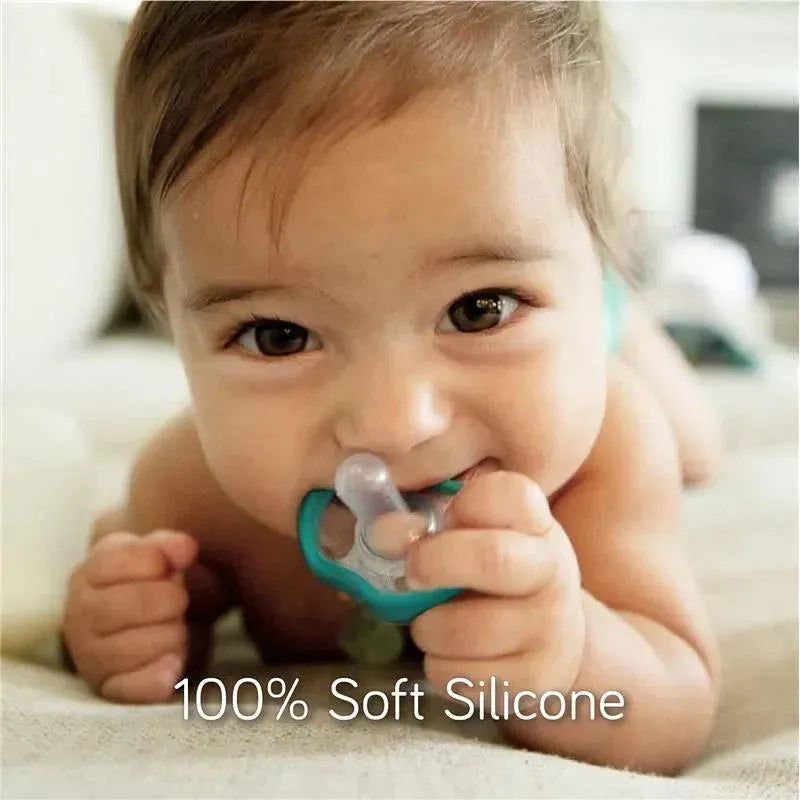 Nanobebe - 3Pk Teal Flexy Silicone Baby Bottle, 9Oz Image 4