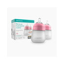 Nanobebe - 2Pk Silicone Baby Bottle 9Oz, Pink Image 8