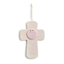 Nat & Jules Blessings On Birthday Cross- Pink | Cross Wall Decor Image 1