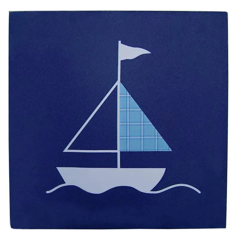 Nautica Canvas Art Kids William 2-Piece, Blue Image 1