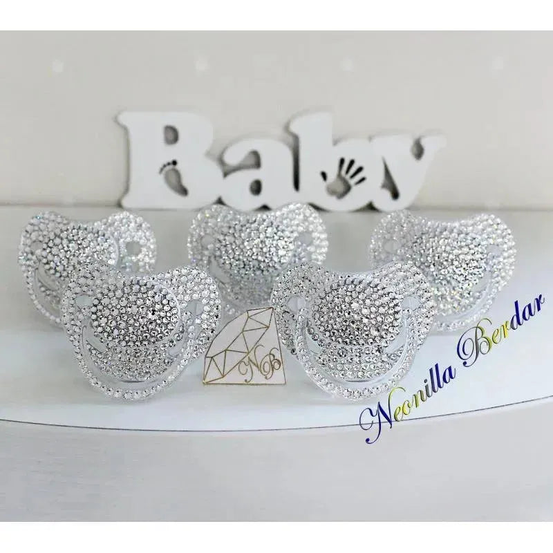 Neonilla Crystal - Orthodontic Pacifier With Swarovski Crystals. Bling Dummy Image 3