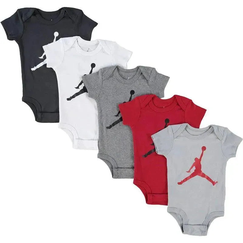 Nike - Jumpman 5 Pk Short Sleeve Bodysuits Boy Image 1