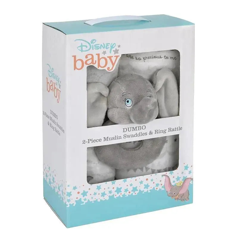 Nojo - Disney Dumbo Swaddles With Plush Rattle Image 2