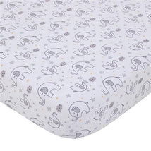 Nojo - Dream Big Little Elephant Fitted Crib Sheet Image 1