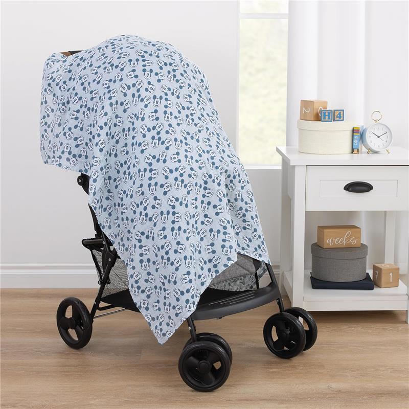 Nojo - Mickey 3 Pk Printed Muslin Swaddles Image 6