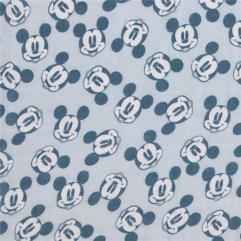 Nojo - Mickey 3 Pk Printed Muslin Swaddles Image 7