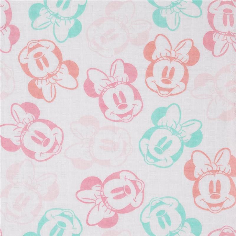 Nojo - Minnie 3 Pk Printed Muslin Swaddles Image 6