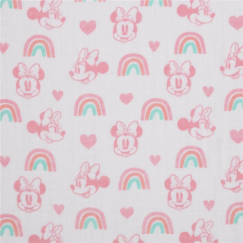 Nojo - Minnie 3 Pk Printed Muslin Swaddles Image 7
