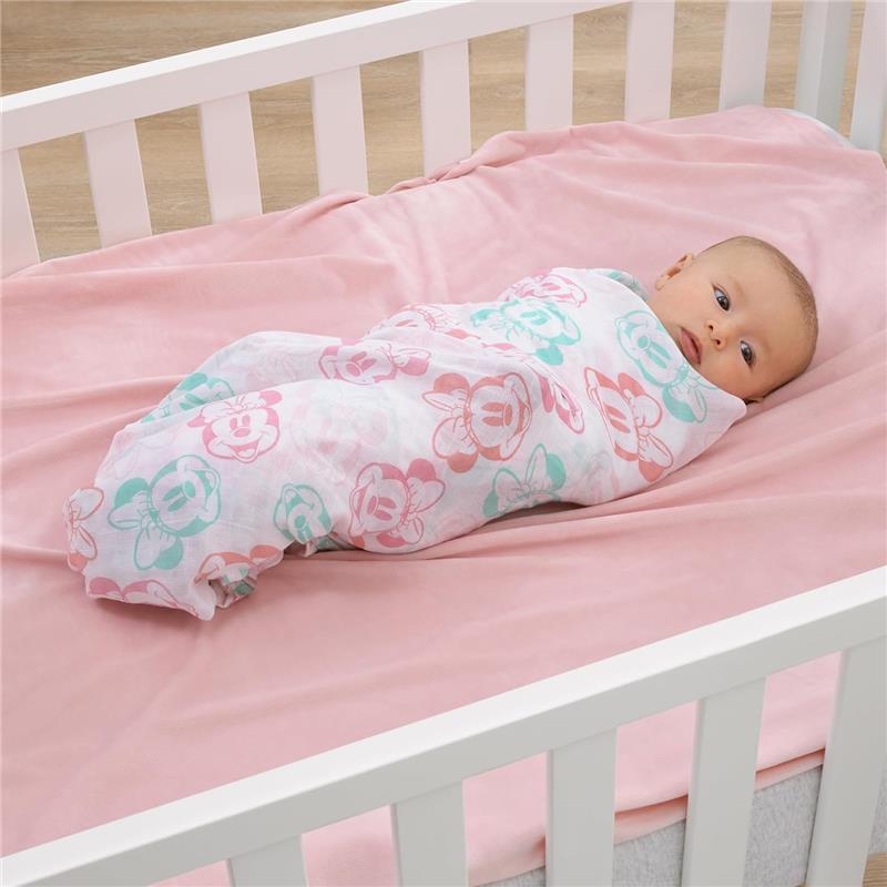 Nojo - Minnie 3 Pk Printed Muslin Swaddles Image 8