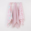 Nojo - Minnie 3 Pk Printed Muslin Swaddles Image 9