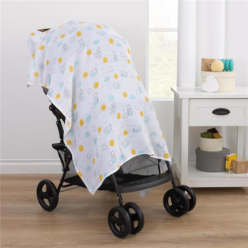 Nojo - Pooh 3 Pk Printed Muslin Swaddles Image 4