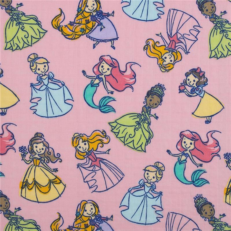 Nojo - Princess 3 Pk Printed Muslin Swaddles Image 4