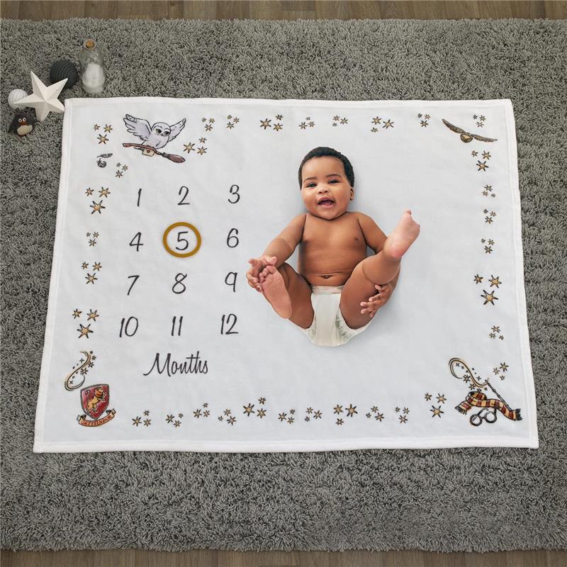 Nojo - Warner Brothers Harry Potter Magical Moments Milestone Blanket Image 5