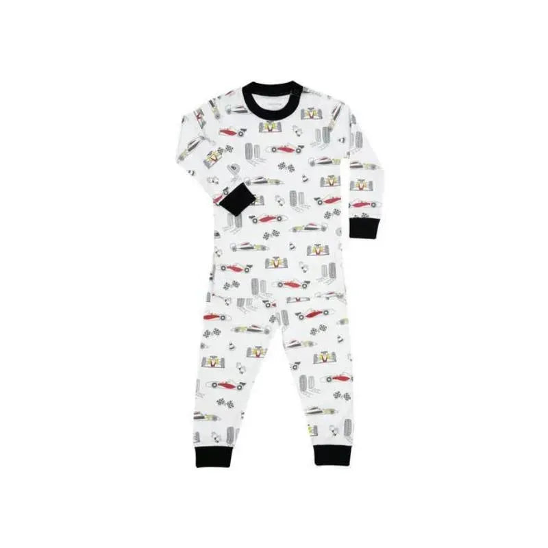 Noomie - 2Pk Boy Pajama Race Cars Image 1