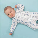 Noomie - Baby Boy Zipper Footie Surfing Sharks Image 2