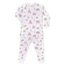 Noomie - Baby Girl Cake Shop Long Sleeve Pajama Set Image 1