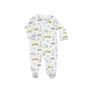 Noomie - Baby Neutral Zipper Footie New York Image 1