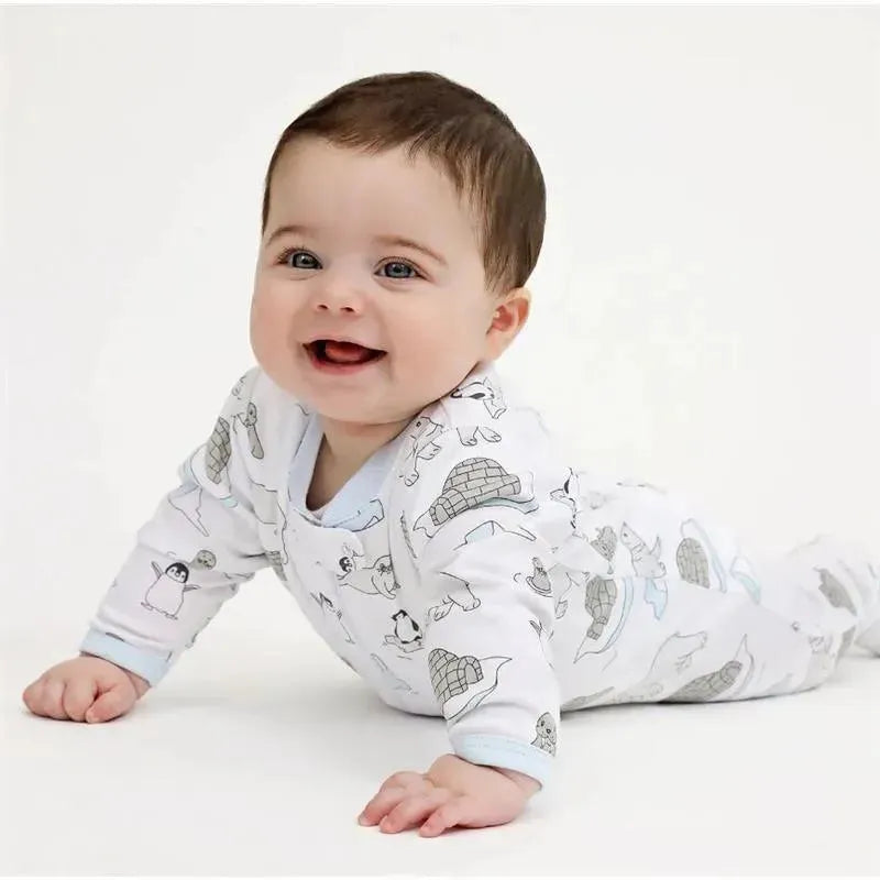 Noomie - Baby Unisex Zipper Footie Arctic Image 2