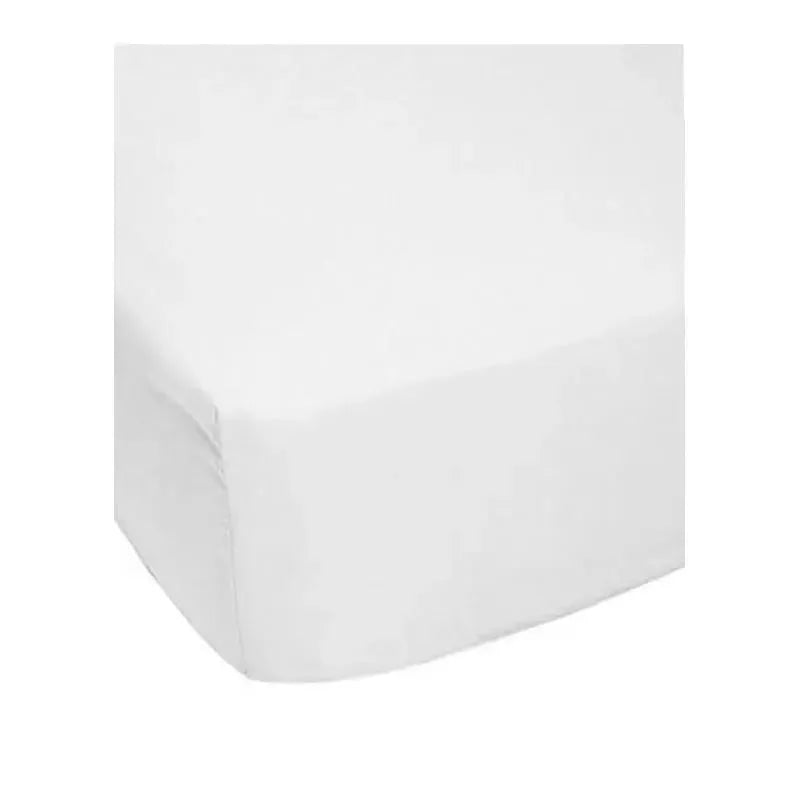 Noomie Crib Sheet - Solid White Image 1