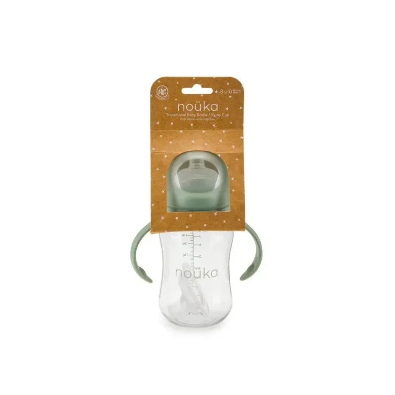 Nouka - Transitional Baby Bottle/Sippy Cup, Soft Blush Image 3