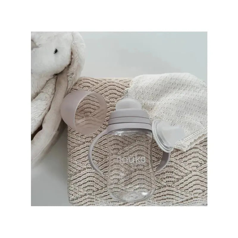 Nouka - Transitional Baby Bottle/Sippy Cup, Soft Blush Image 5