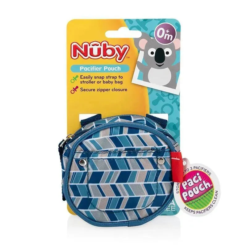 Nuby - 3Pk Pacifier Hygienic Paci-Pouch Combo for Travel Image 3