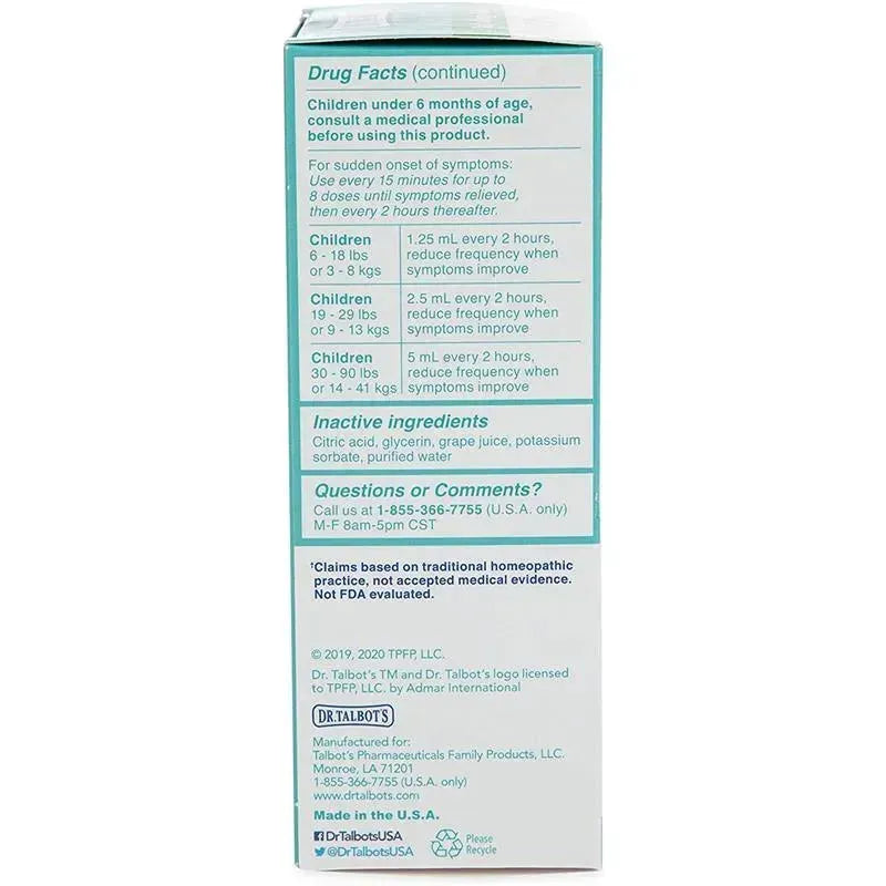 Nuby - 4 Oz Homeopathic Dr Talbots Allergy Relief Image 6