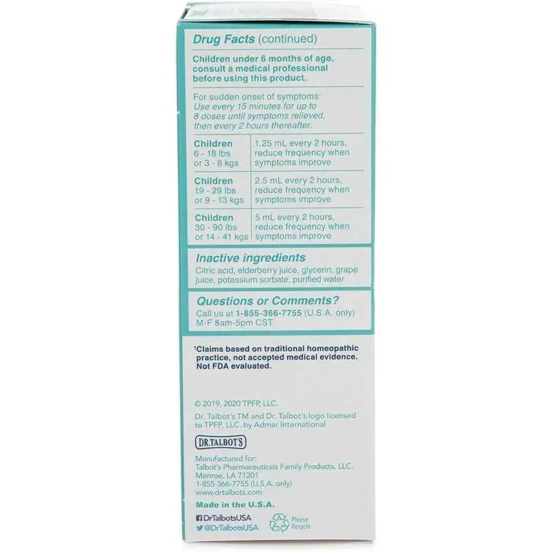 Nuby - 4 Oz Homeopathic Dr Talbots Cough Relief Image 7