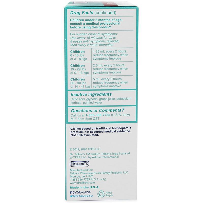 Nuby - 4 Oz Homeopathic Dr Talbots Pain And Fever Relief Image 4