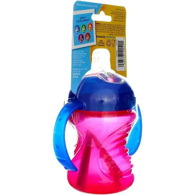 Nuby - 8Oz 2 Handle Super Spout Cup, Colors May Vary Image 3